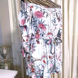 Willow & Clay off the shoulder romper (small)